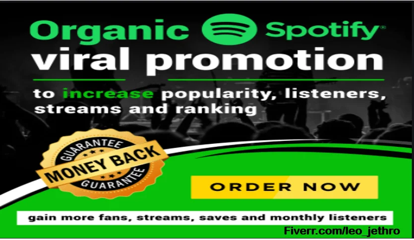 Do organic spotify album promotion, spotify music promotion by