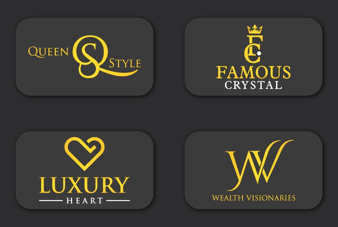 Create luxury minimalist business logo design