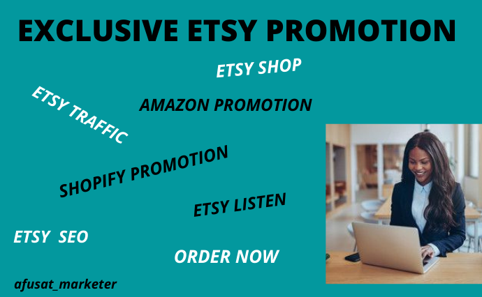 do etsy promotion, ebay, shopify, redbubble, etsy product listing, etsy SEO, FiverrBox