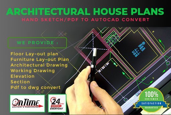 I will provide architectural house plans, FiverrBox