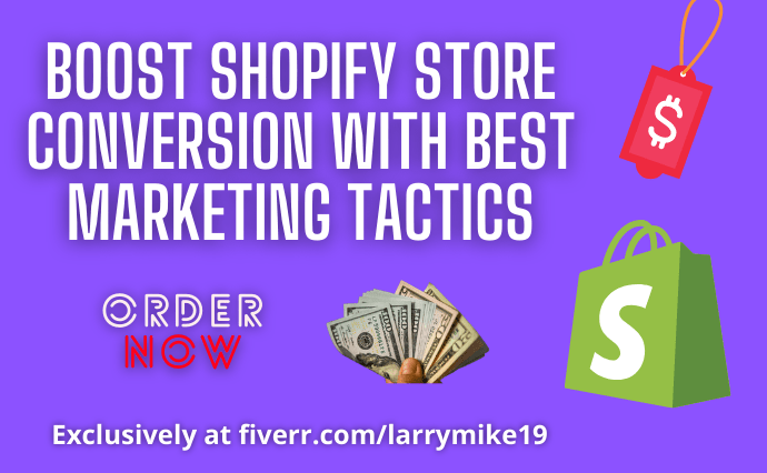 I will run shopify store marketing shopify sales marketing promotion, FiverrBox
