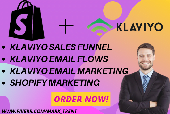 I will set up klaviyo flows shopify sales funnel for shopify store, FiverrBox