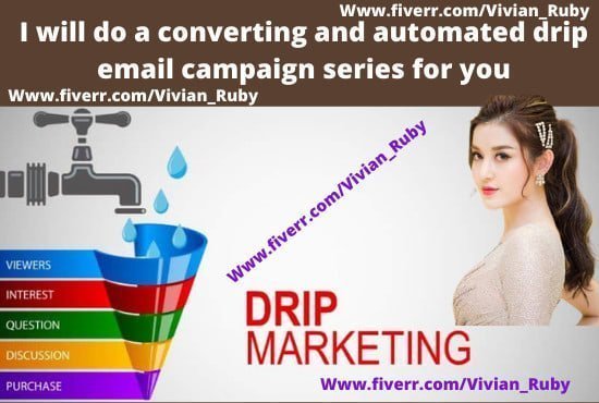 I will do converting automated drip email campaign series for sales boosting, FiverrBox