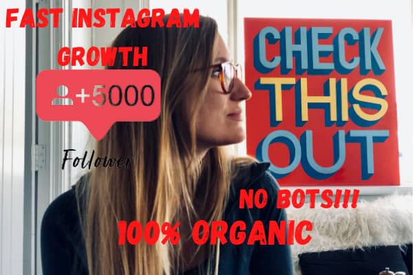 I will do fast organic instagram growth, FiverrBox