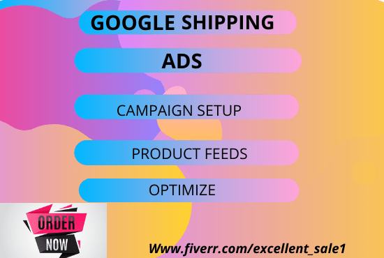 setup verified google merchant center and shopping ads conversion, FiverrBox