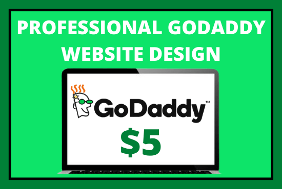 I will build a responsive and professional godaddy website, FiverrBox