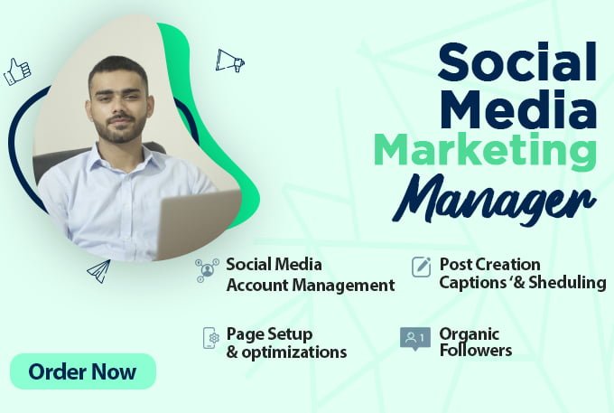 I will be your social media marketing manager and content creator, FiverrBox