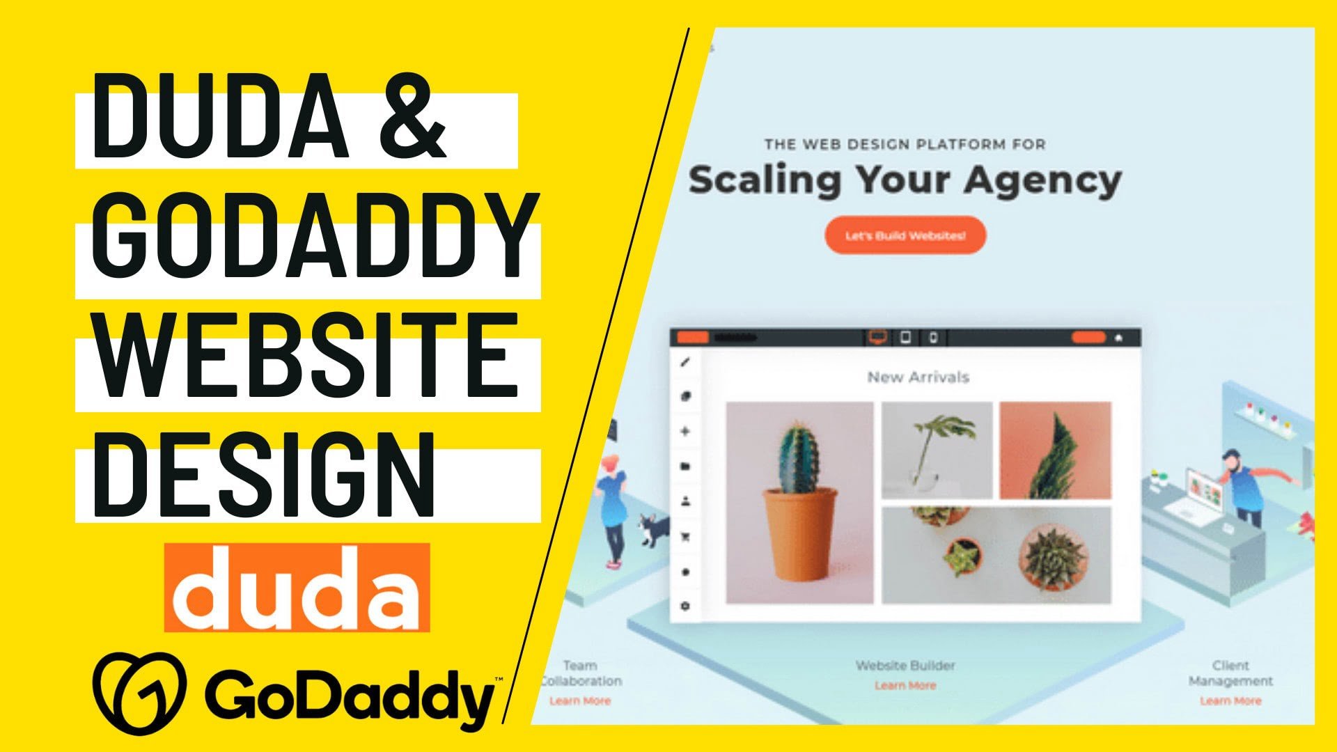 I will create website on godaddy, duda and bluehost website builder, FiverrBox