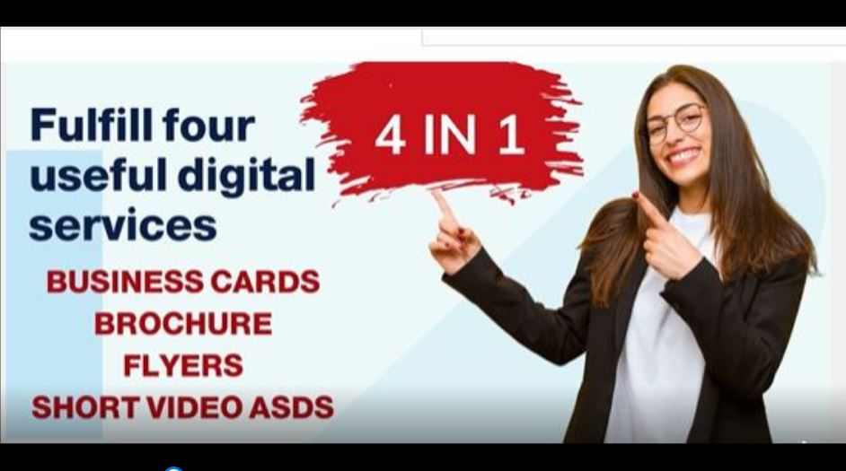 I will deliver short video ads brochure flyers andbusinesscard4in1, FiverrBox