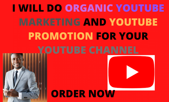 I will I will do marketing promotion for your youtube channel, FiverrBox