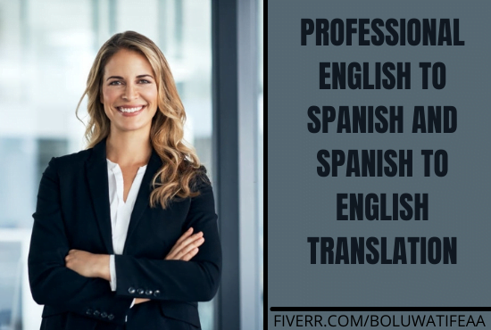 I will manually translate english to spanish and accurate translation, FiverrBox