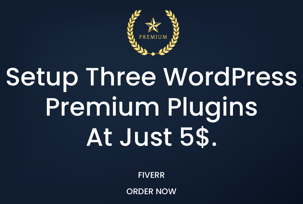 I will setup three premium wordpress plugin on your website, FiverrBox