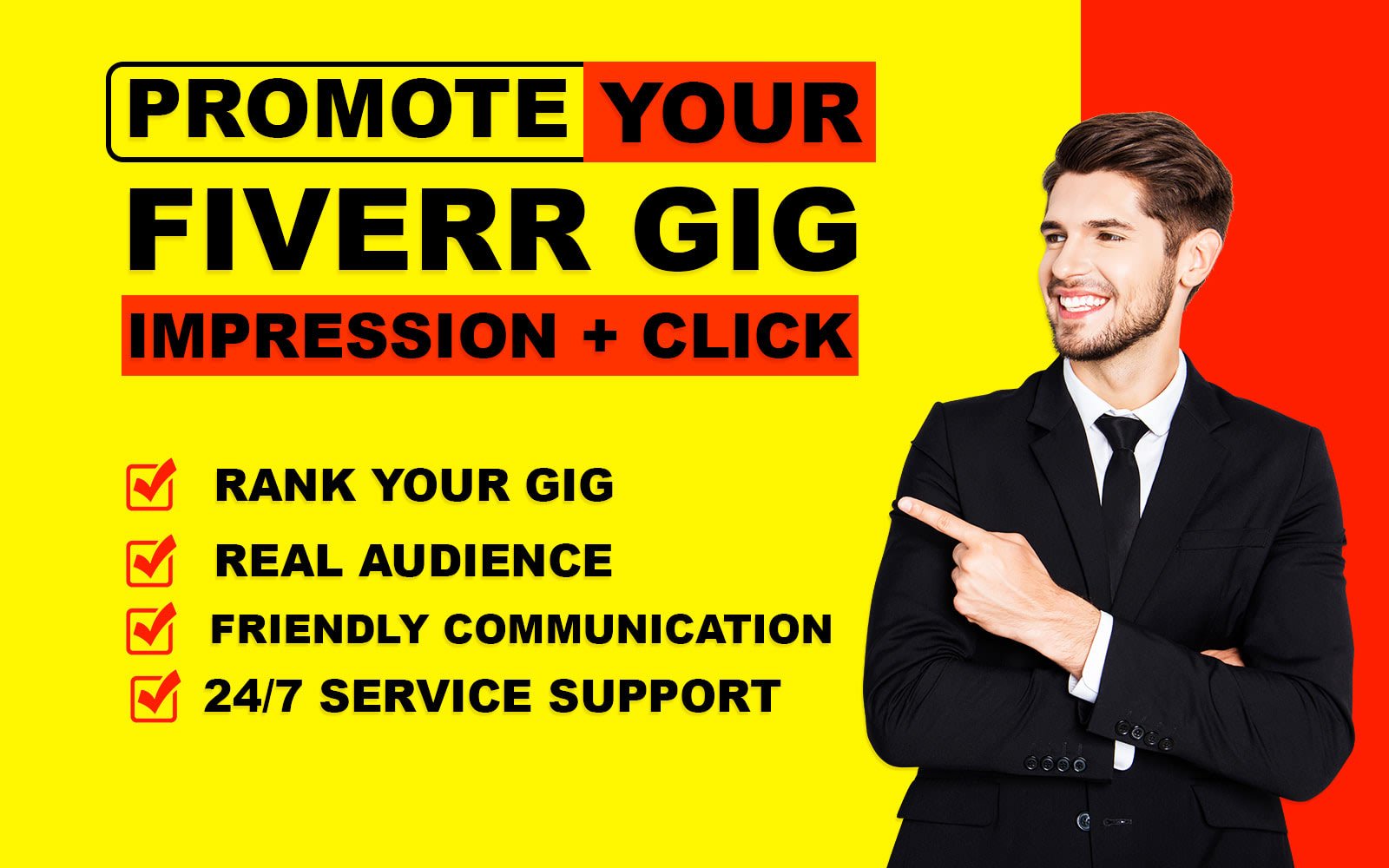 I will do fiverr gig promotion and gig rank, FiverrBox