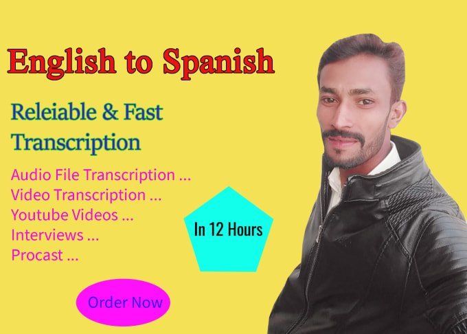 I will provide audio and video English Urdu transcription quickly, FiverrBox