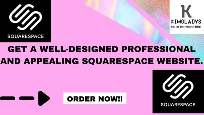 I will design professional and appealing squarespace website, FiverrBox