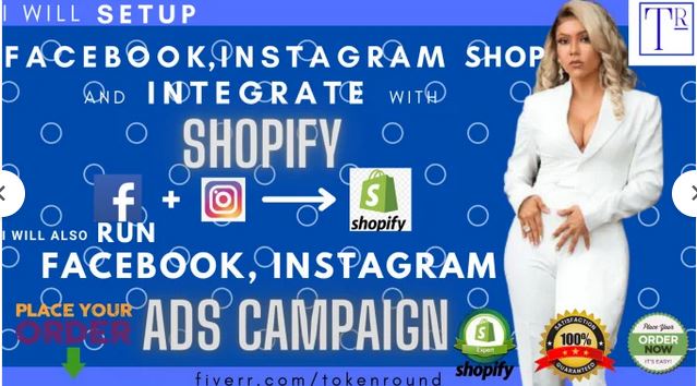 I will setup face book, instagram shop and integrate to shopify, facebook ads campaign, FiverrBox