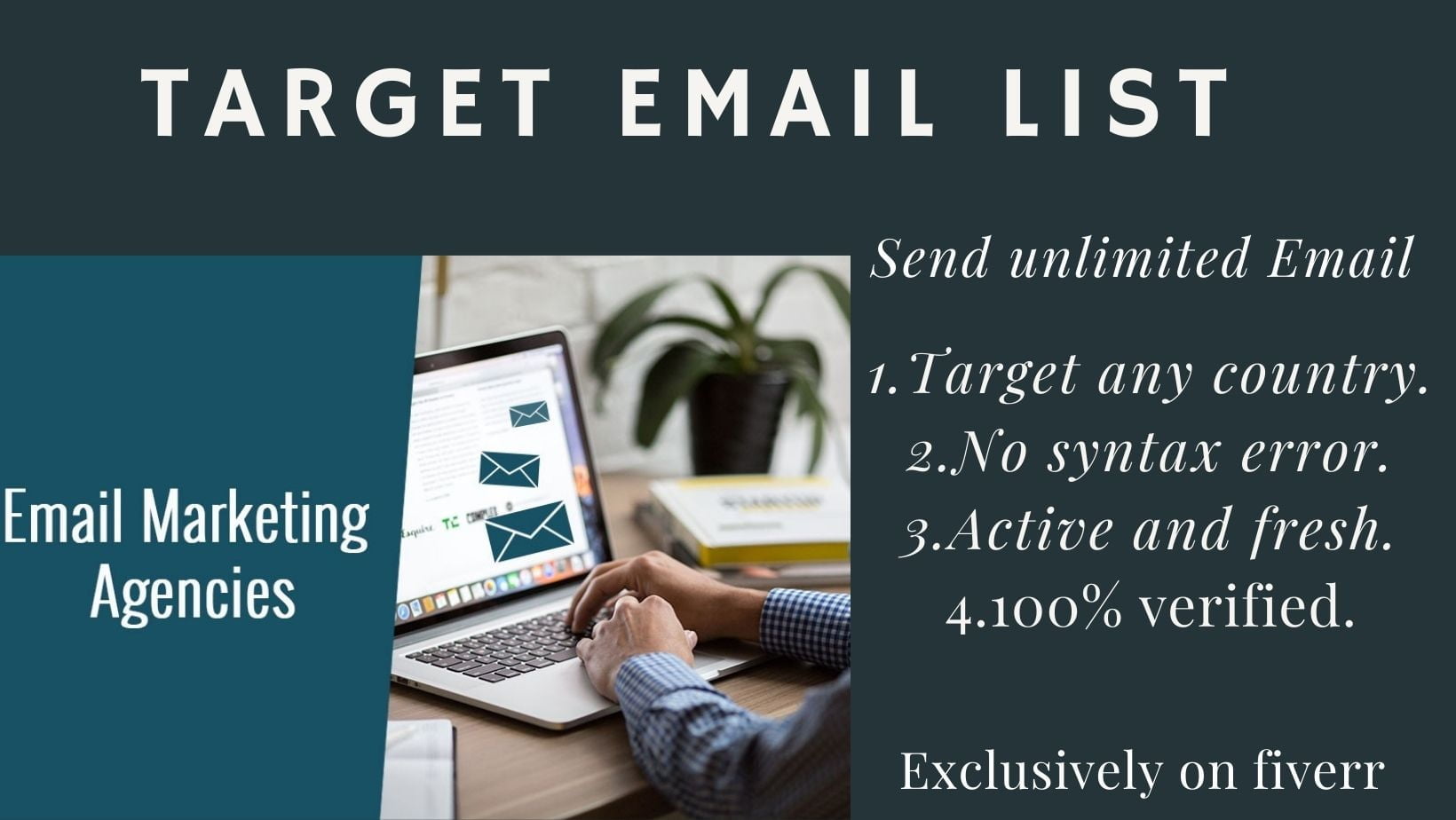 I will collect email list on targeted niches and country, FiverrBox