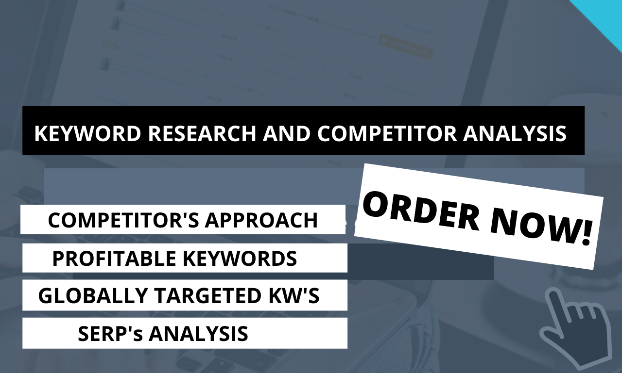 I will do comprehensive keyword research and competitor analysis, FiverrBox