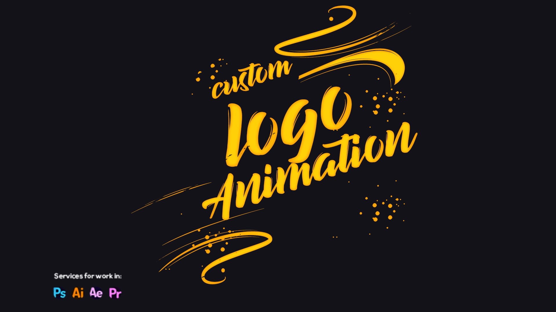 I will create a unique custom logo animation, FiverrBox