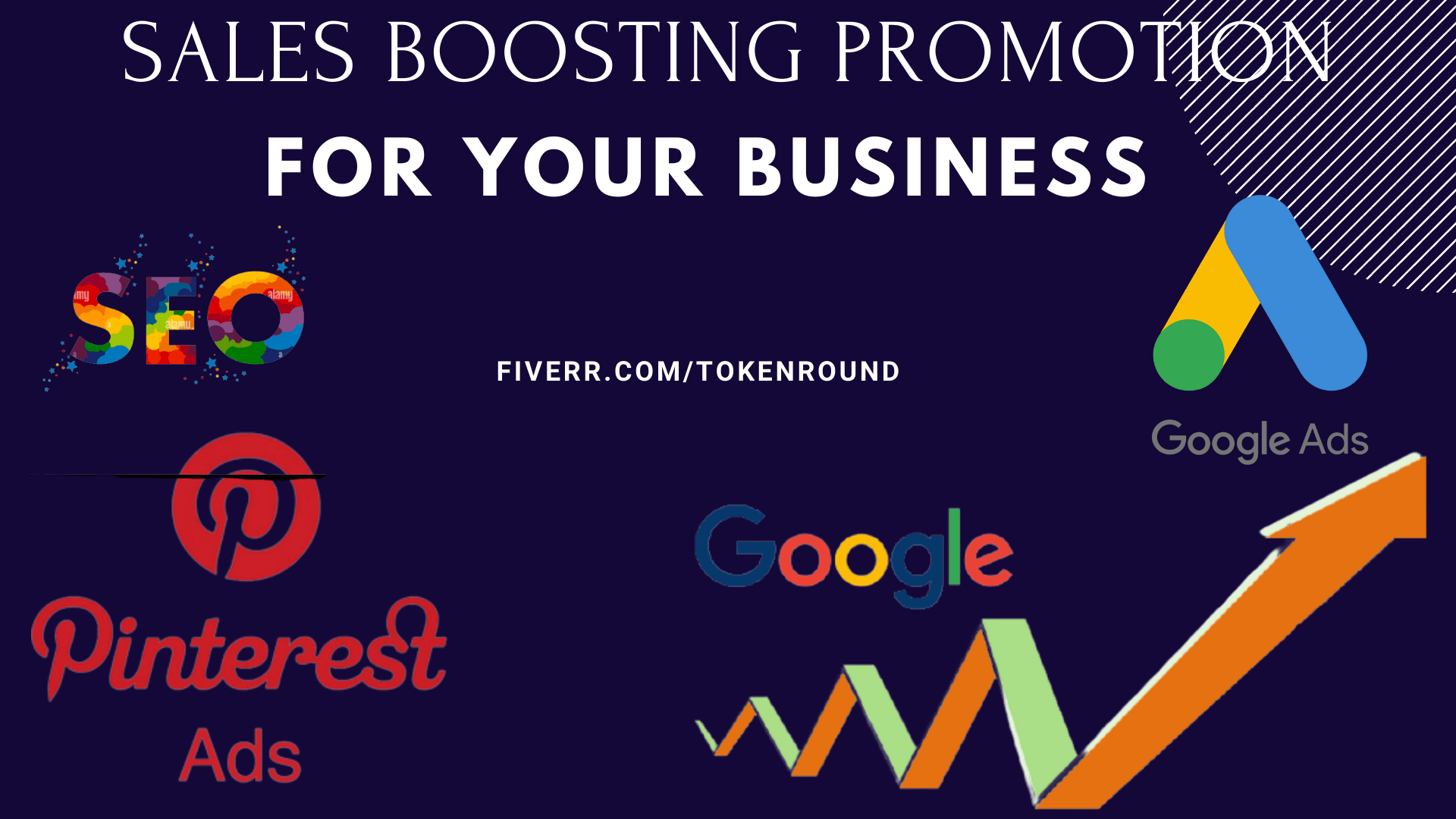 I will do sales boosting google ads, seo ranking, pinterest ads for your business, FiverrBox