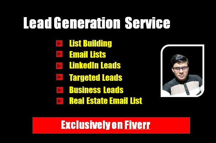 I will do b2b lead generation email list from linkedin, FiverrBox