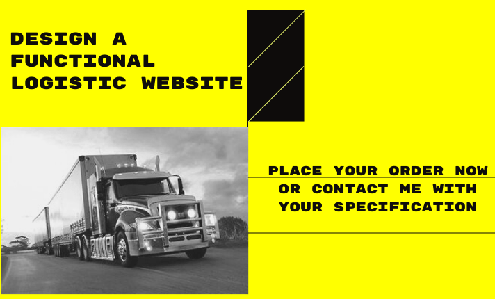I will build transport, cargo, trucking, travel, freight broker, and logistics website, FiverrBox