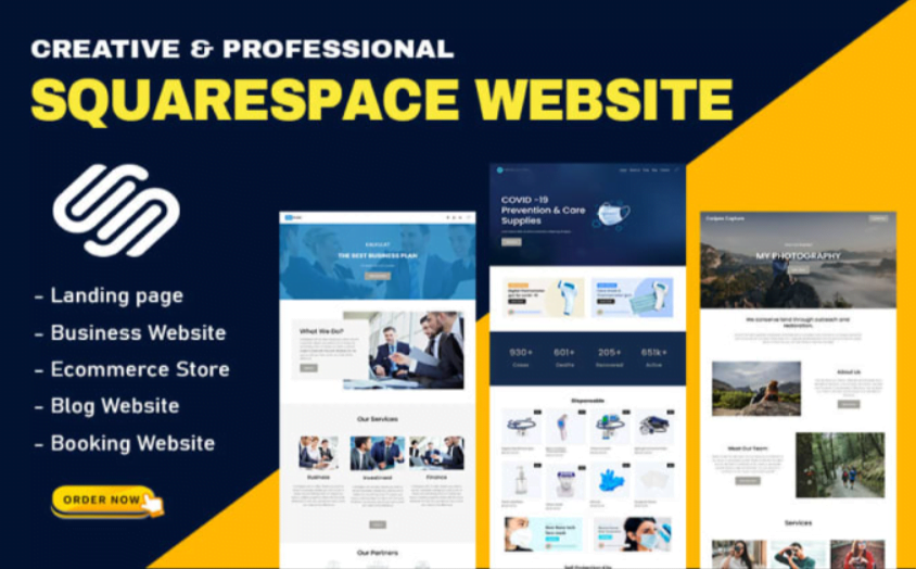 I will create beautiful squarespace website or redesign squarespace, FiverrBox