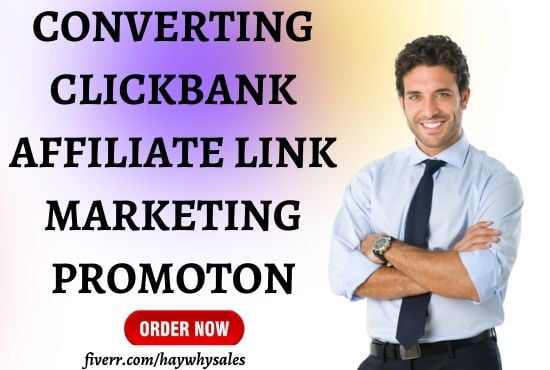I will converting clickbank affiliate link marketing promotion, FiverrBox