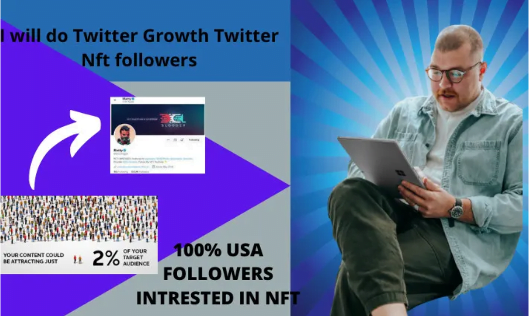 I will do twitter organic growth twiter nft ads marketing and management, FiverrBox