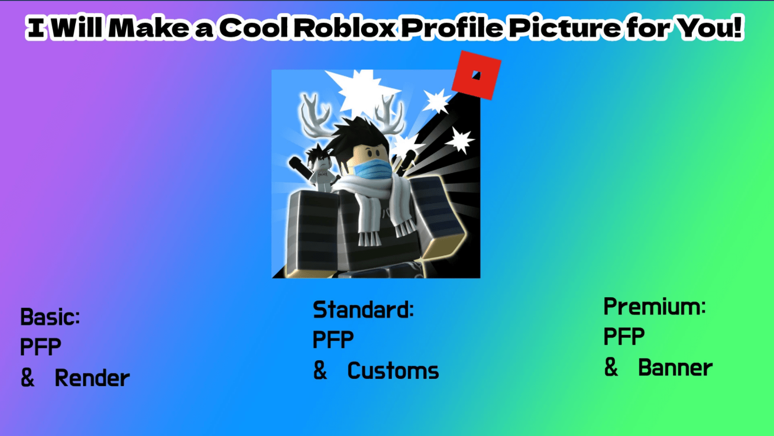 make a roblox profile picture for you