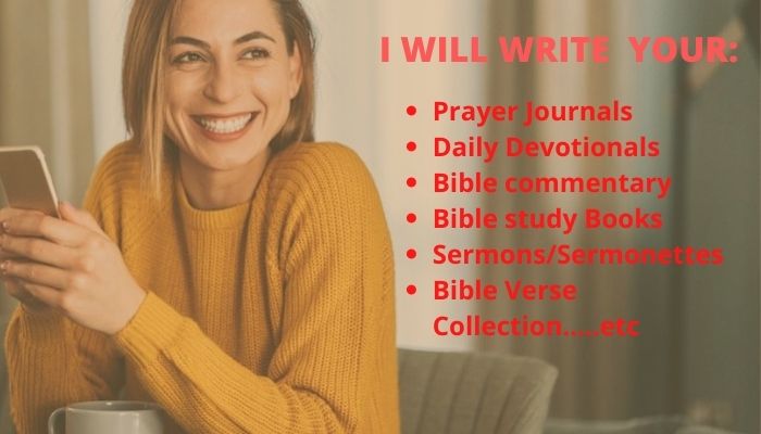 I will I will write christian ebook, christian book, ebook writer, devotional, christian, FiverrBox