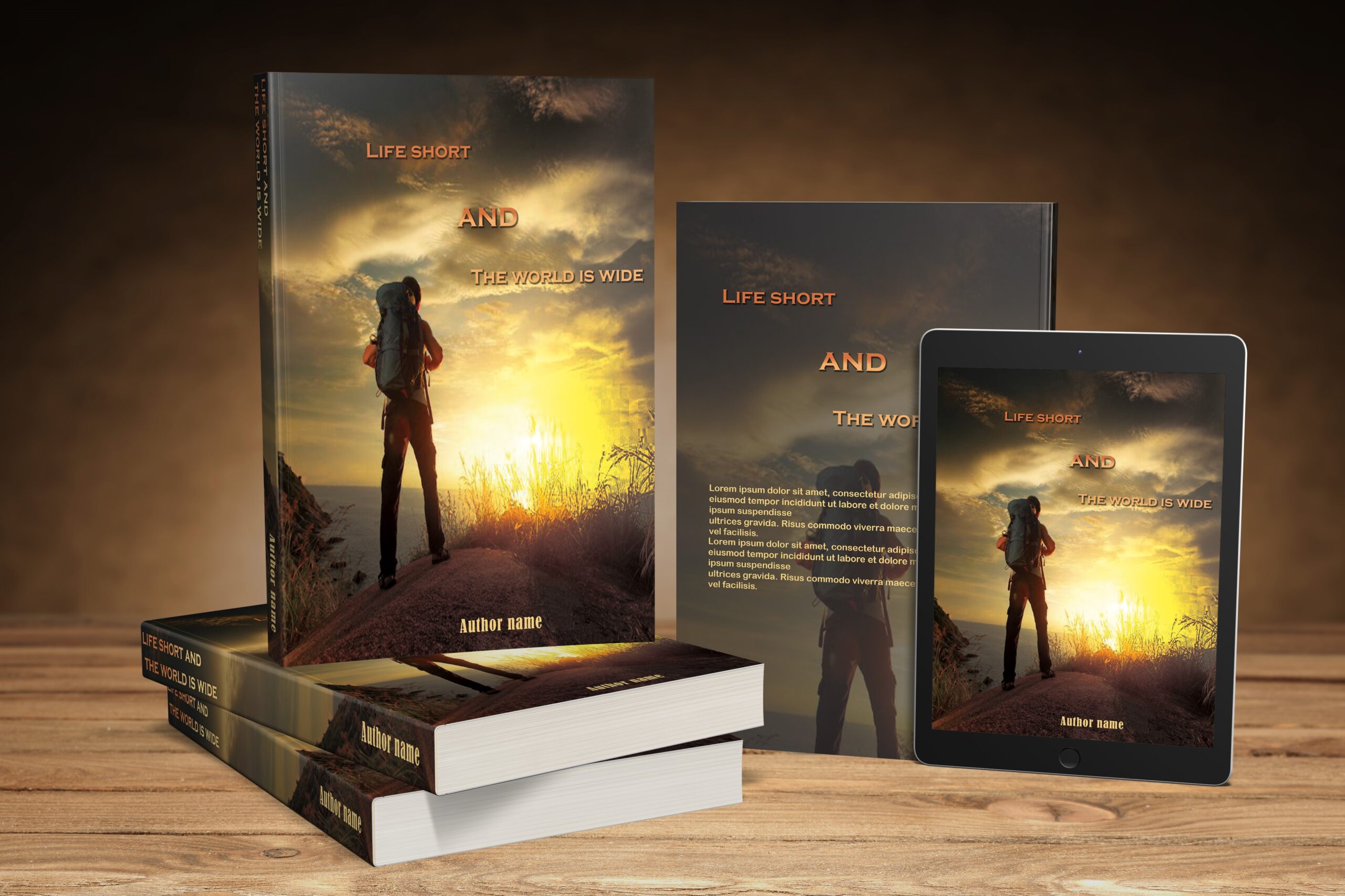 I will create a beautiful book cover design or ebook cover design, FiverrBox