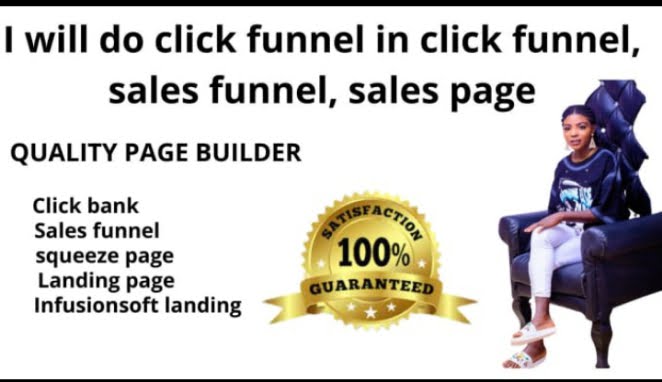 I will create clickfunnels sales funnel on click funnel, FiverrBox