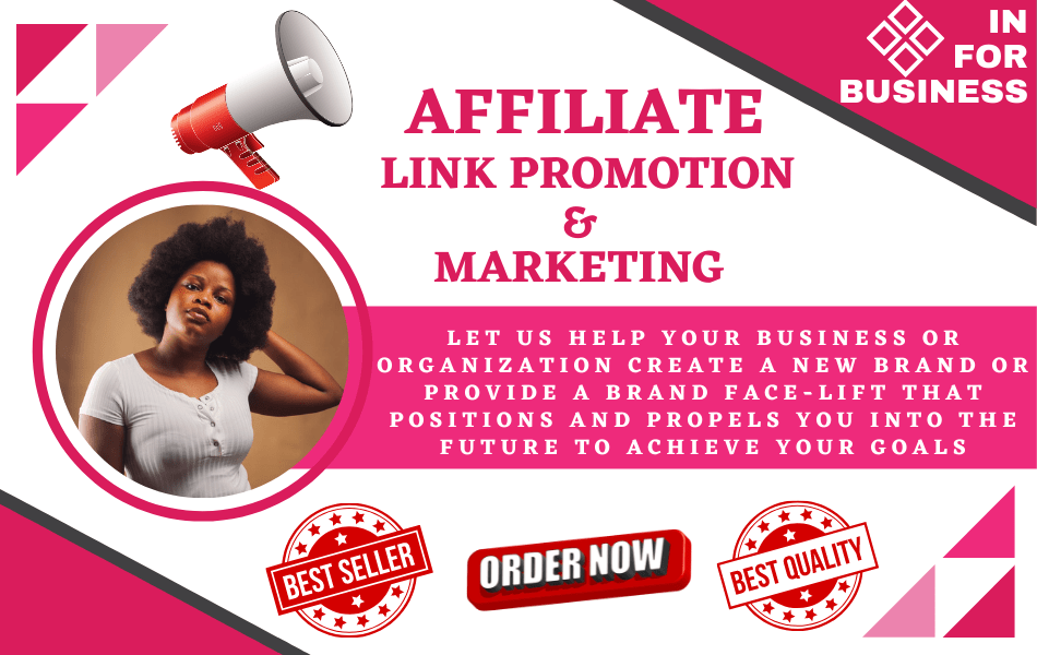 I will affiliate link promotion, affiliate link, affiliate link promotion, FiverrBox
