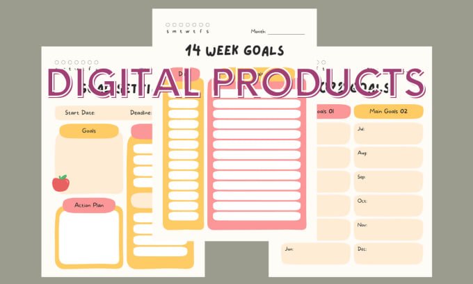 I will create and list etsy digital products with mockups, FiverrBox