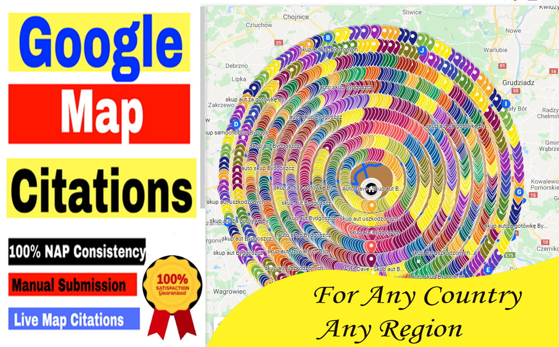 I will do 100k google maps citations for gmb ranking and local seo, FiverrBox
