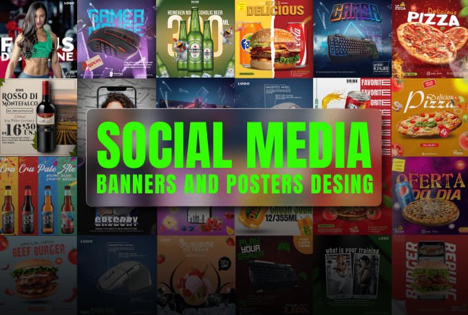 I will creative social media post design, advertising, banner, FiverrBox