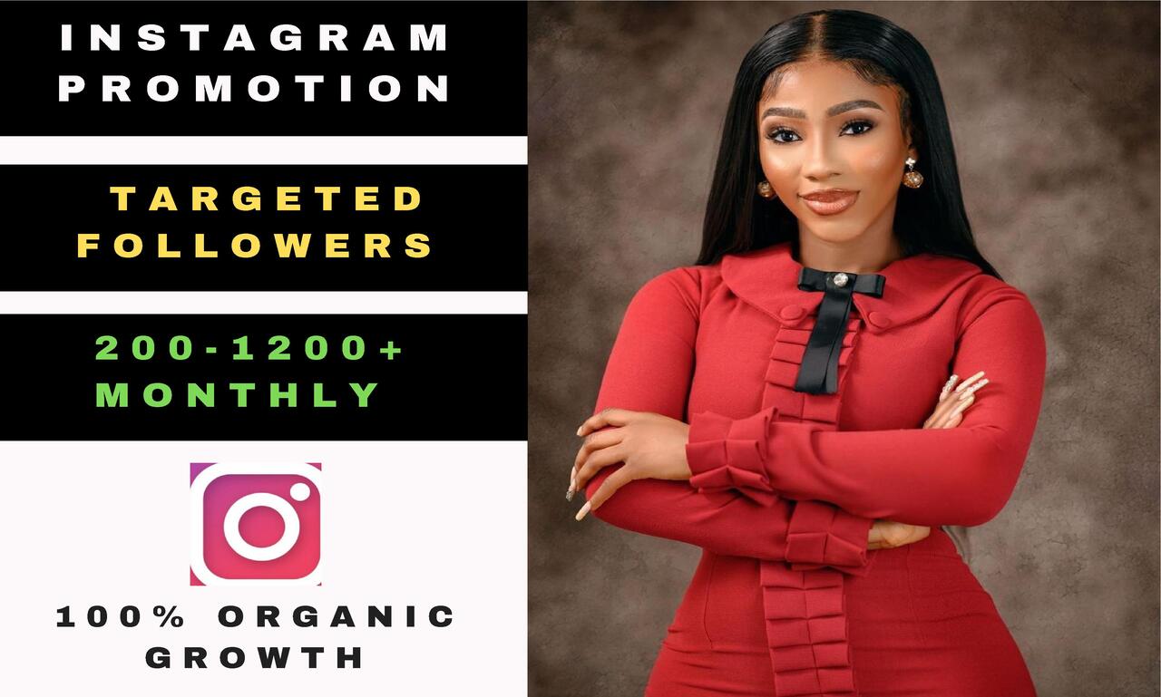 I will do instagram marketing and promotion for organic growth, FiverrBox