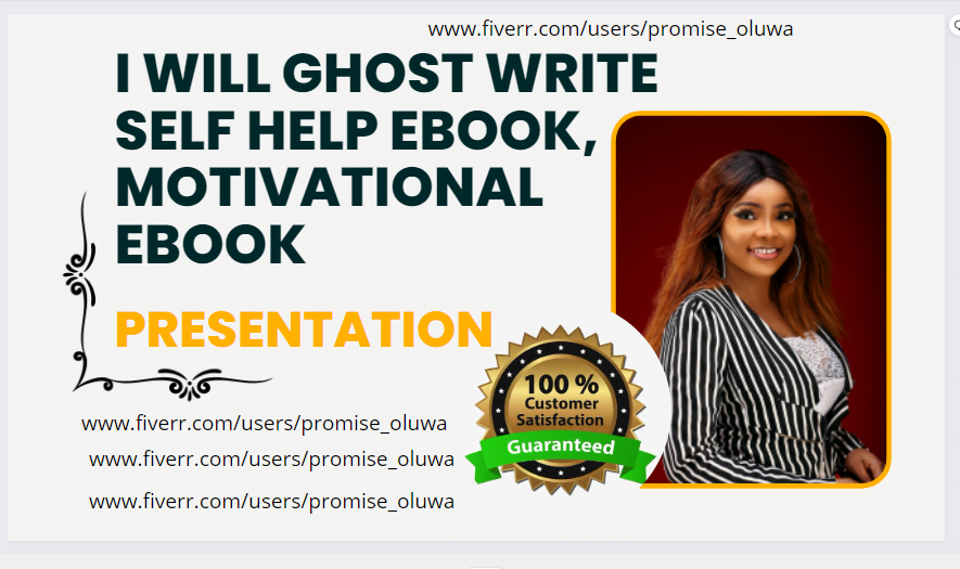 I will ghost write self help ebook, motivational ebook, FiverrBox