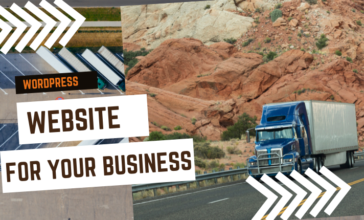 I will design a fully functional trucking, travel, logistics website, FiverrBox