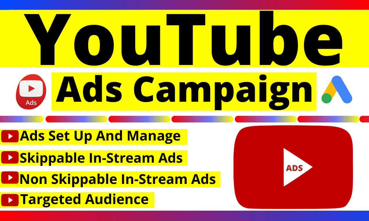 I will setup and manage youtube video ads, google video ads campaign, FiverrBox