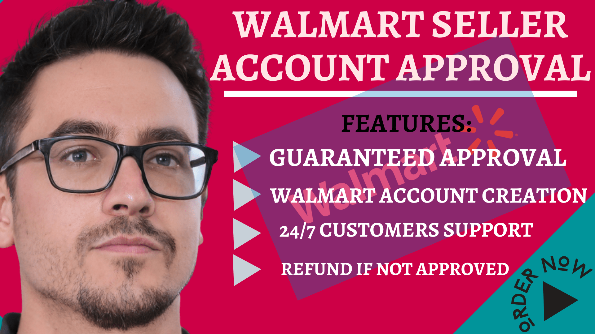 I will successfully create and approve Walmart Seller marketplace account, FiverrBox