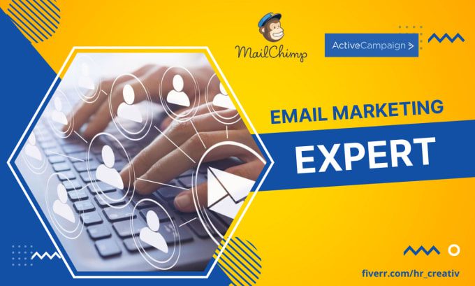 I will do mailchimp landing page mailchimp automation and activecampaign automation, FiverrBox