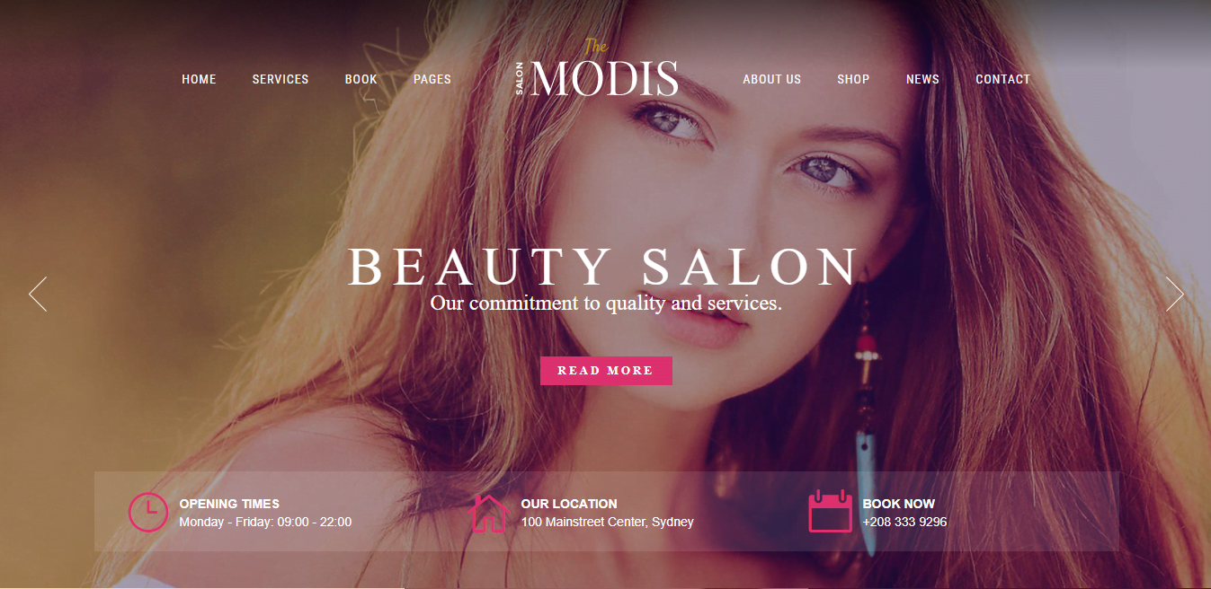 I will fashion website, spa, salon, makeup, cosmetics, hair extension website, FiverrBox