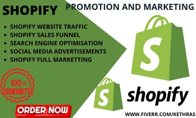 I will do shopify ecommerce marketing, sales, traffic, promotion to boost sales, FiverrBox