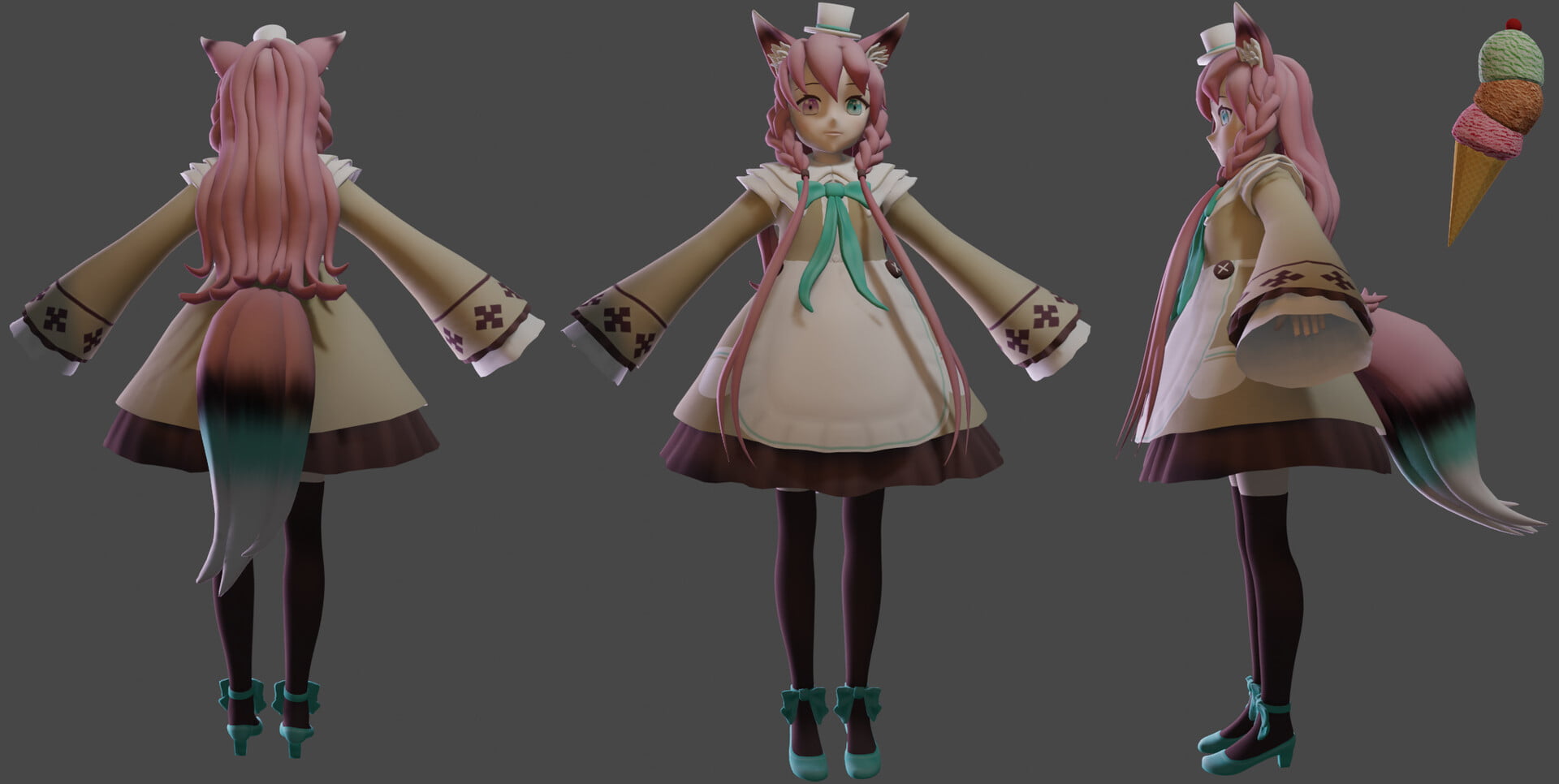 I really love editing Booth models and clothing to come up with these  characters  rVRchat