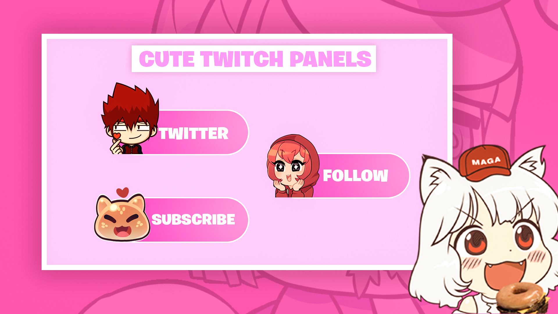 Anime Twitch Design designs, themes, templates and downloadable graphic  elements on Dribbble