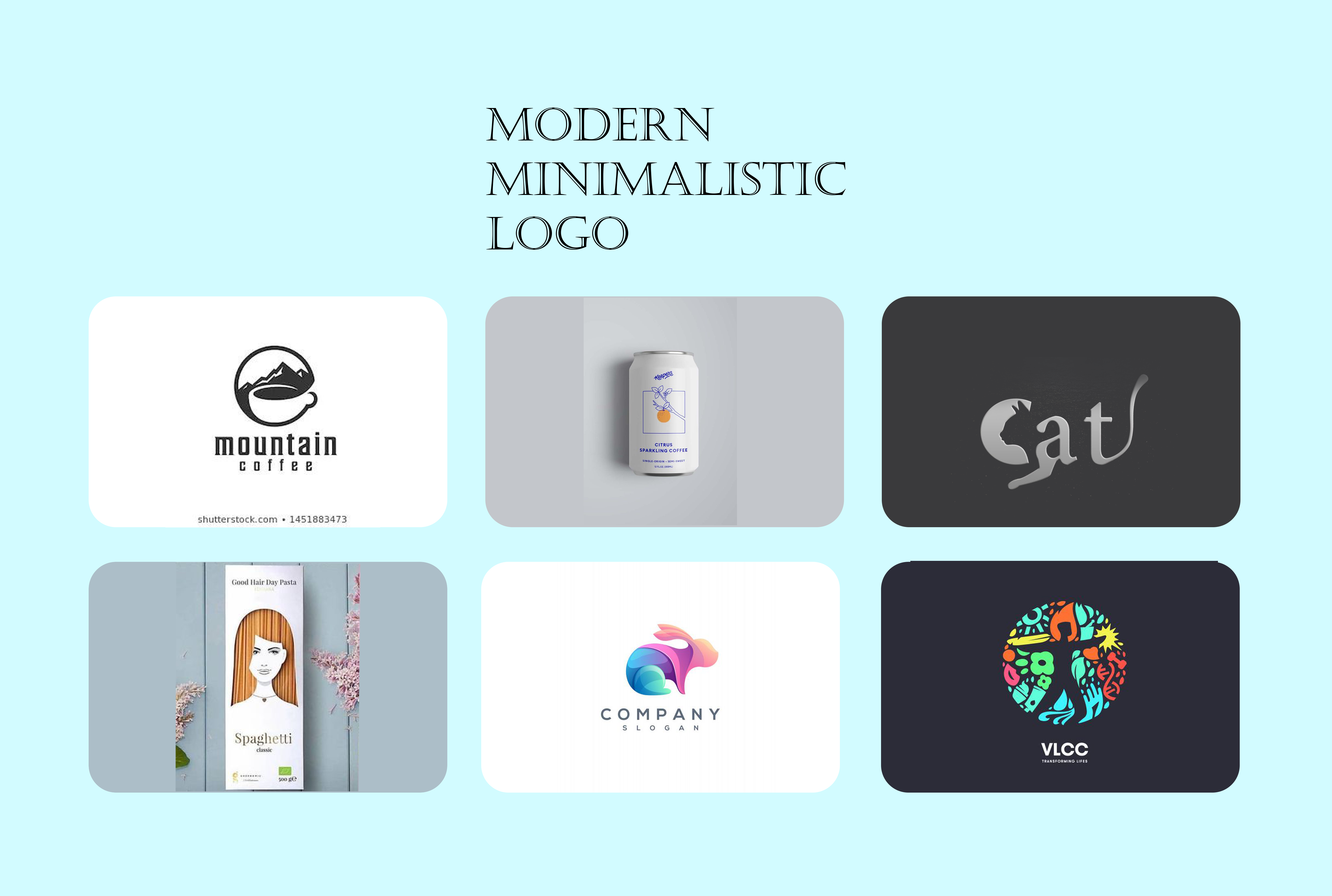 I will do modern minimalistic logo design - FiverrBox