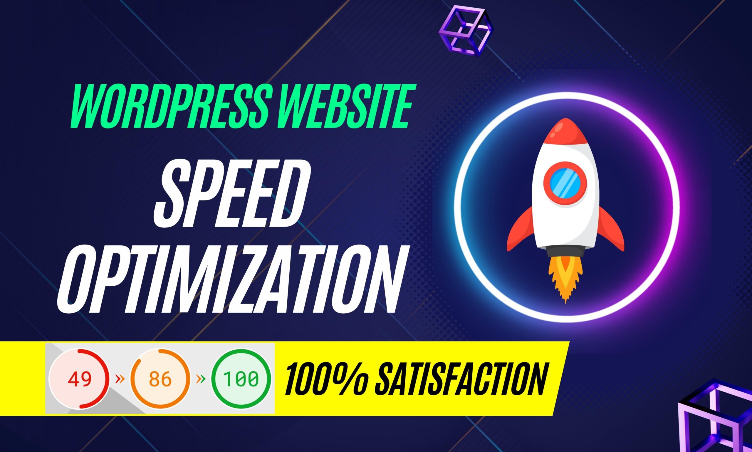 I will do wordpress website speed optimization to improve google page speed score, FiverrBox