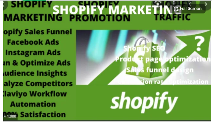 I will do roi shopify marketing, shopify klaviyo, email marketing for shopify sales, FiverrBox